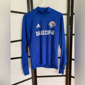 Adidas Soccer L/S Climacool Top - 2019 Dallas Cup 40 ~ Size S ~ Royal Blue